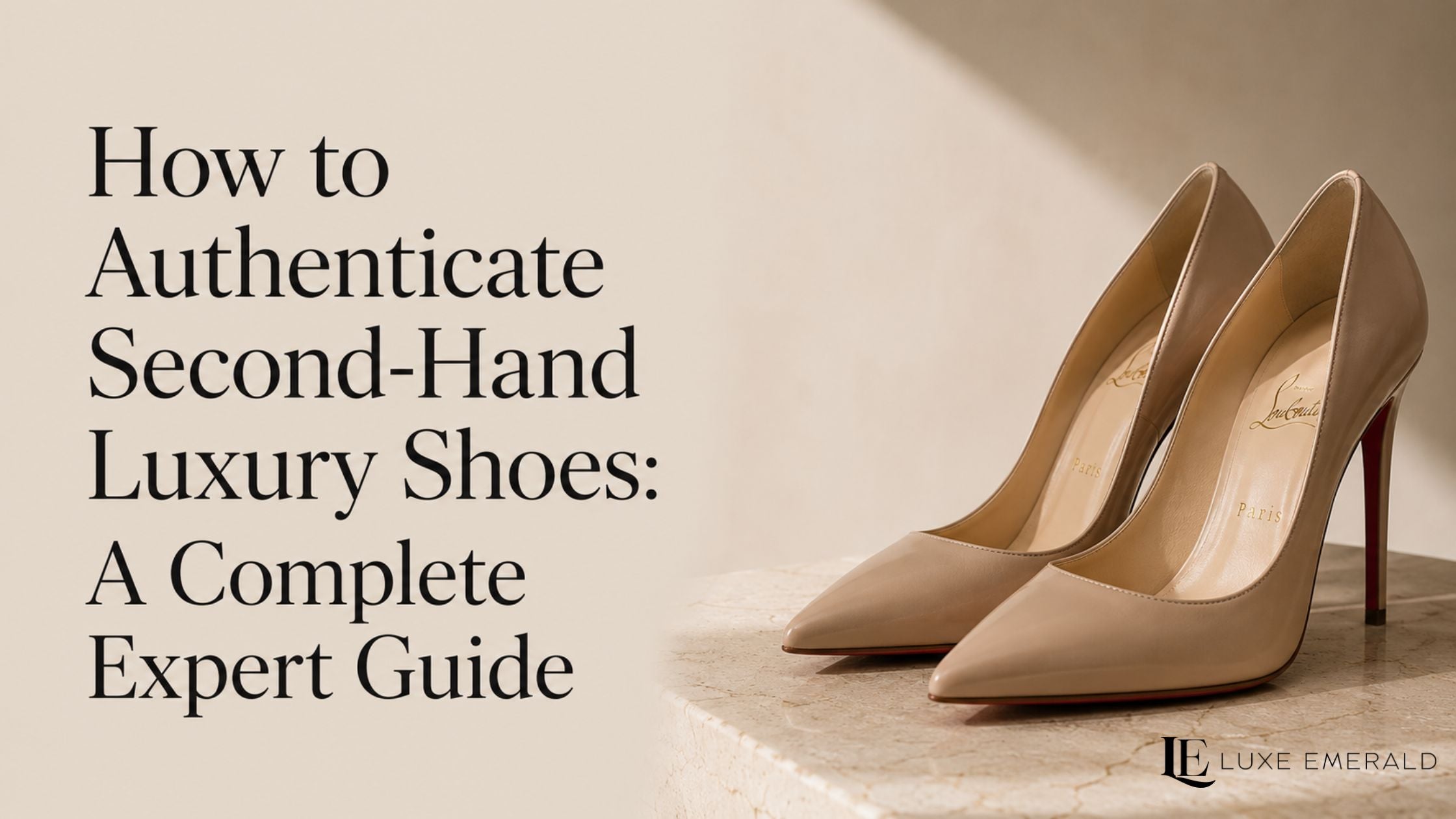 How to Authenticate Second-Hand Luxury Shoes: A Complete Expert Guide