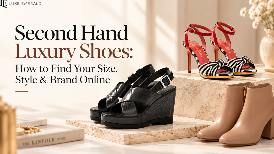Second Hand Luxury Shoes: How to Find Your Size, Style & Brand Online