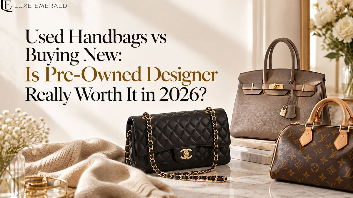 Used Handbags vs Buying New: Is Pre-Owned Designer Really Worth It in 2026?