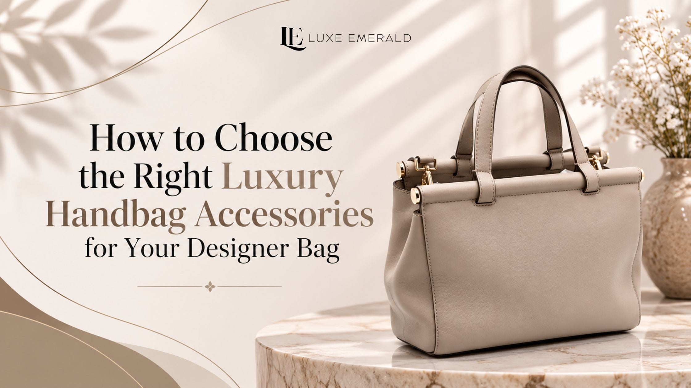 How to Choose the Right Luxury Handbag Accessories for Your Designer Bag