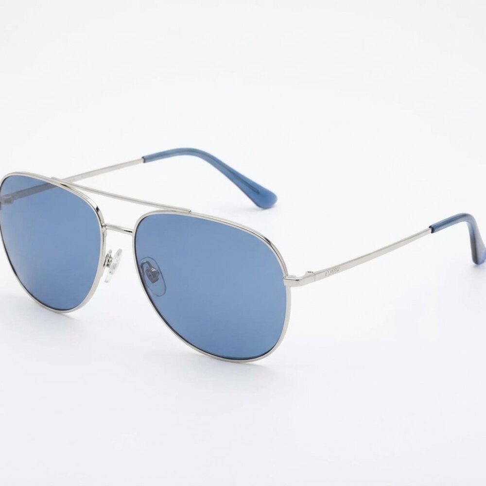 Vogue Gold-Grey Aviator Sunglasses