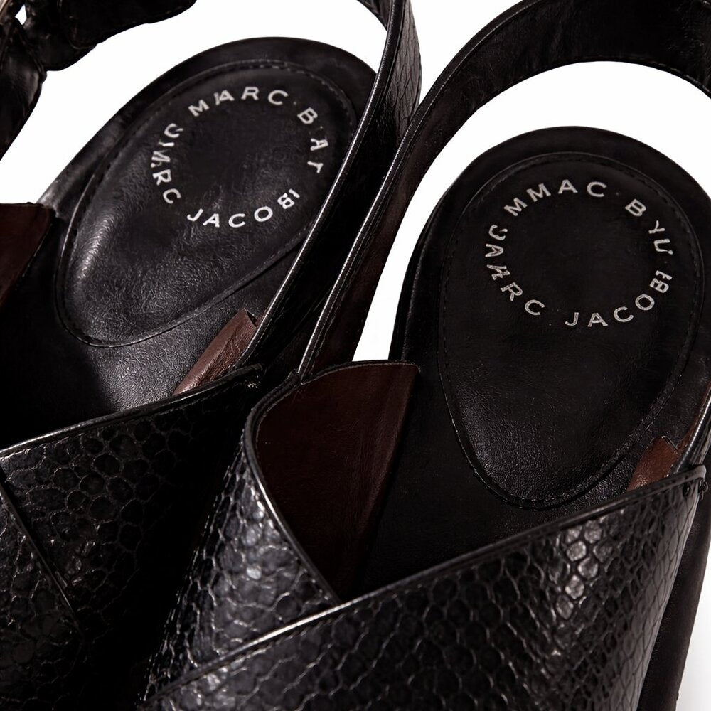 Marc Jacobs Black Platform Sandals