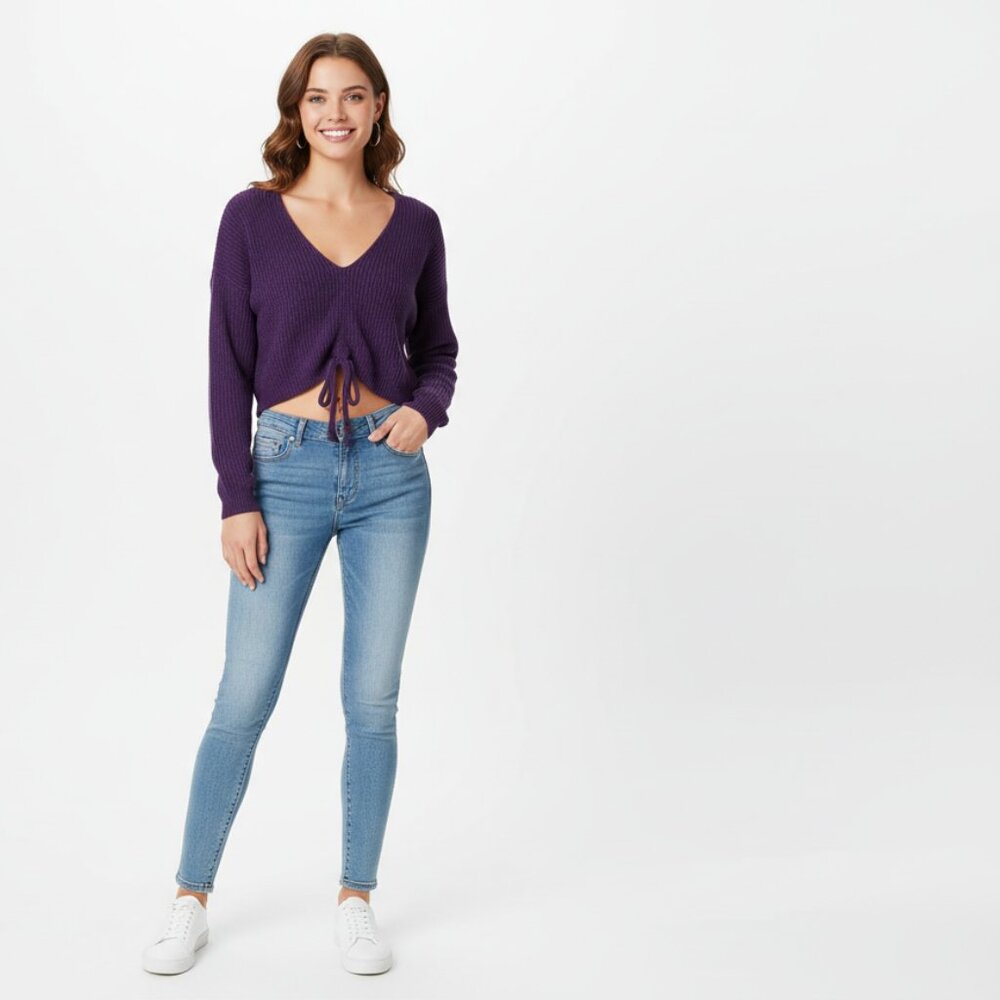 Divided by H&M Purple Knit Sweater