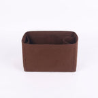 Coffee Multi-Pocket Felt Handbag Organizer