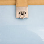 Two-Tone Patent Leather Shoulder Bag Handbag