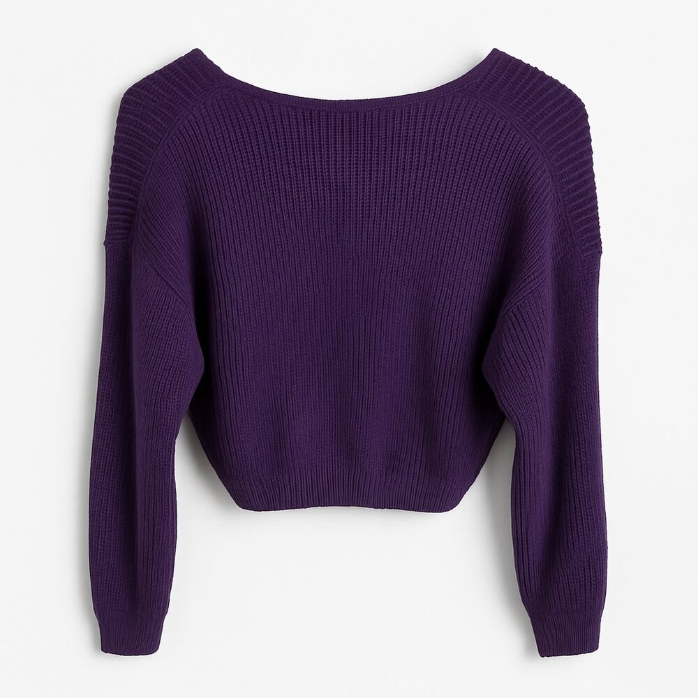 Divided by H&M Purple Knit Sweater – XS – Never Worn