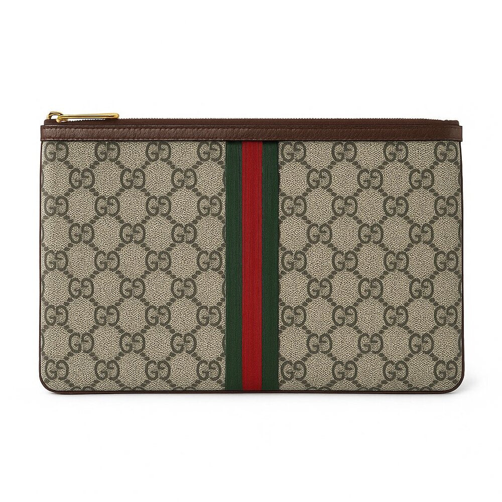 Gucci GG Supreme Clutch Bag