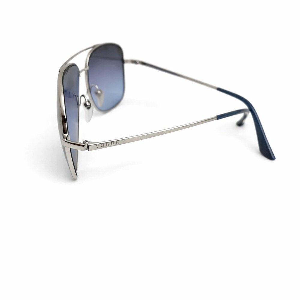 Vogue Gold-Grey Aviator Sunglasses