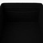 Black Multi-Pocket Felt Handbag Organizer