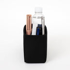 Black Multi-Pocket Felt Handbag Organizer