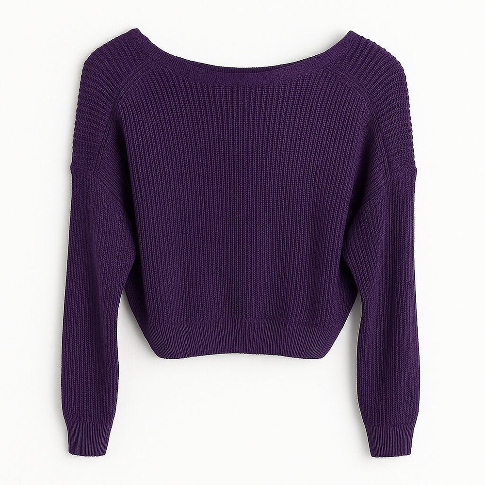 Divided by H&M Purple Knit Sweater – XS – Never Worn