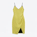 Black Halo Bowery Polka Dot Dress