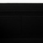 Black Multi-Pocket Felt Handbag Organizer