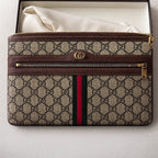 Gucci GG Supreme Clutch Bag