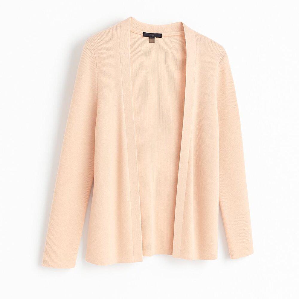 89th & Madison Open-Front Ribbed Cardigan – Size Medium (M)