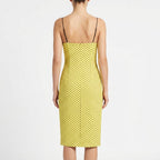 Black Halo Bowery Polka Dot Dress