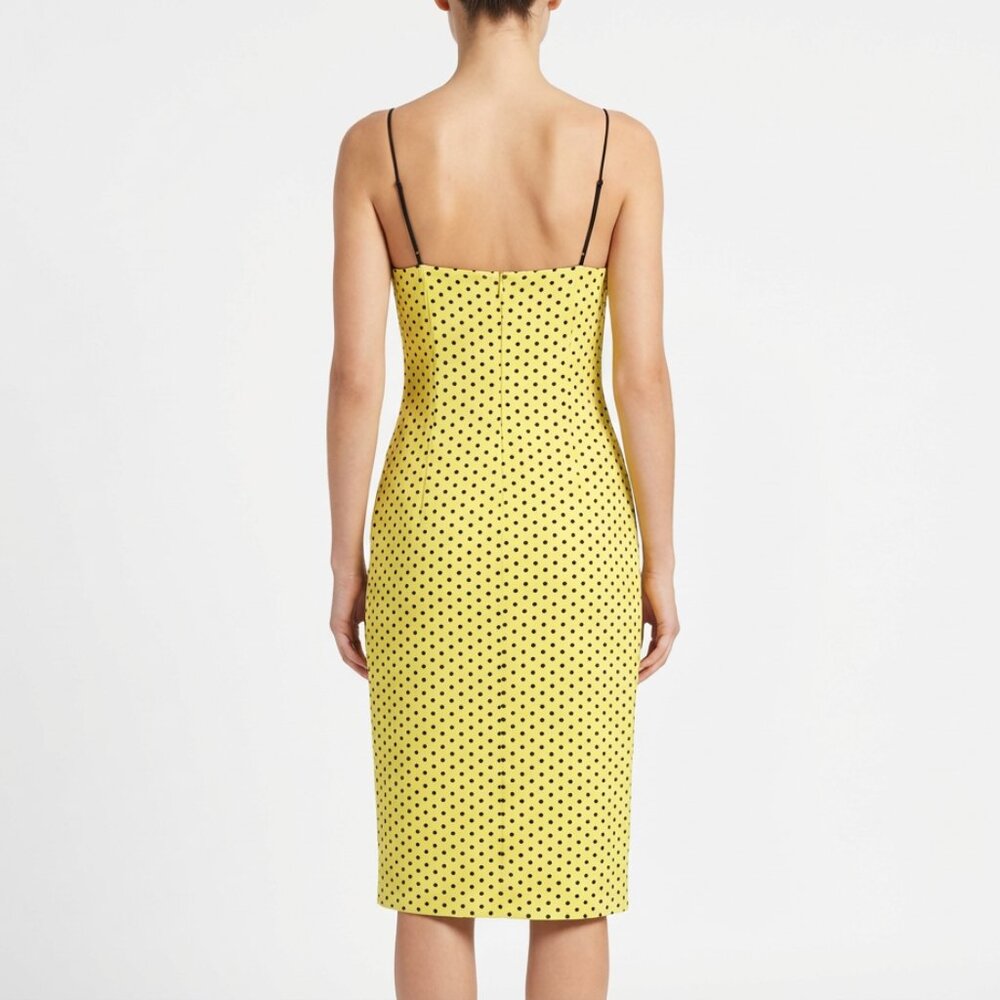 Black Halo Bowery Polka Dot Dress