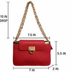 Ivanka Trump Red Shoulder Bag