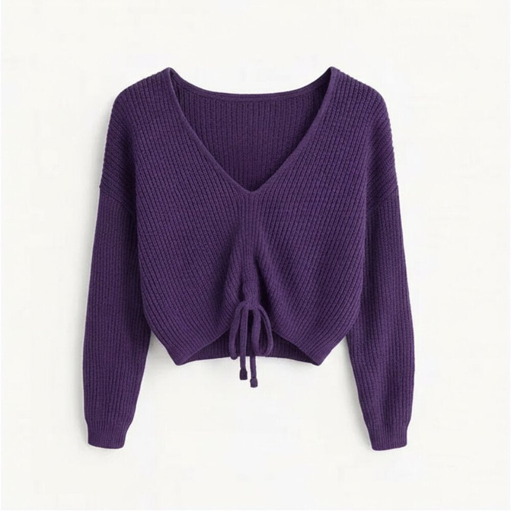 Divided by H&M Purple Knit Sweater
