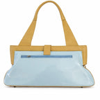 Two-Tone Patent Leather Shoulder Bag Handbag