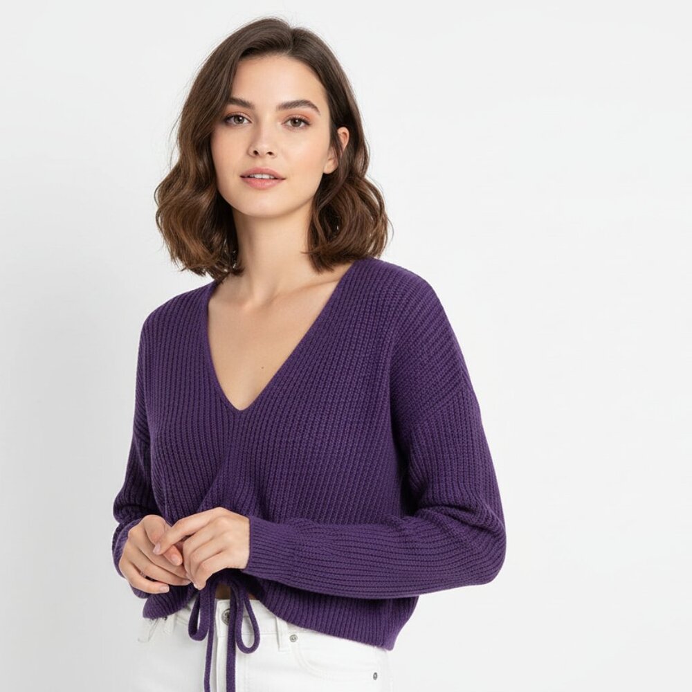 Divided by H&M Purple Knit Sweater