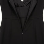 Maggy London Black V-Neck Sleeveless Sheath Dress