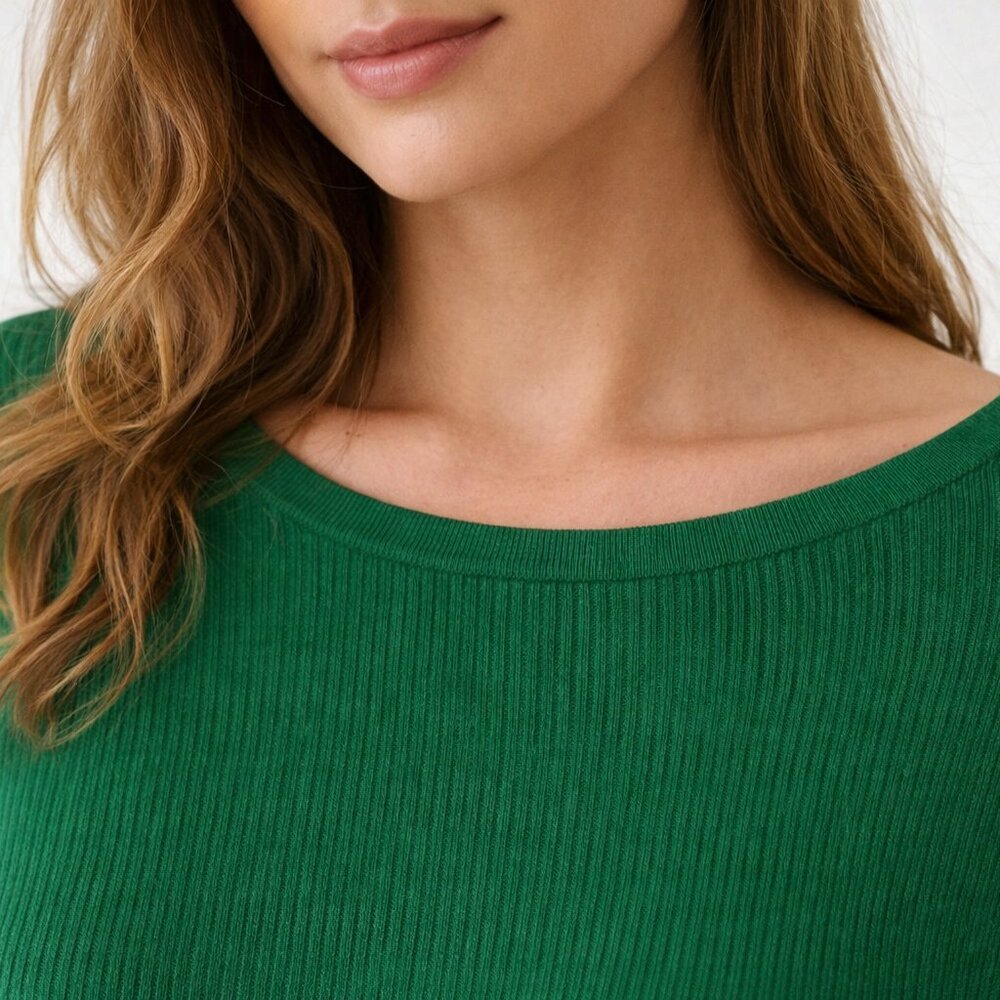 en THREAD Ribbed Knit Sweater